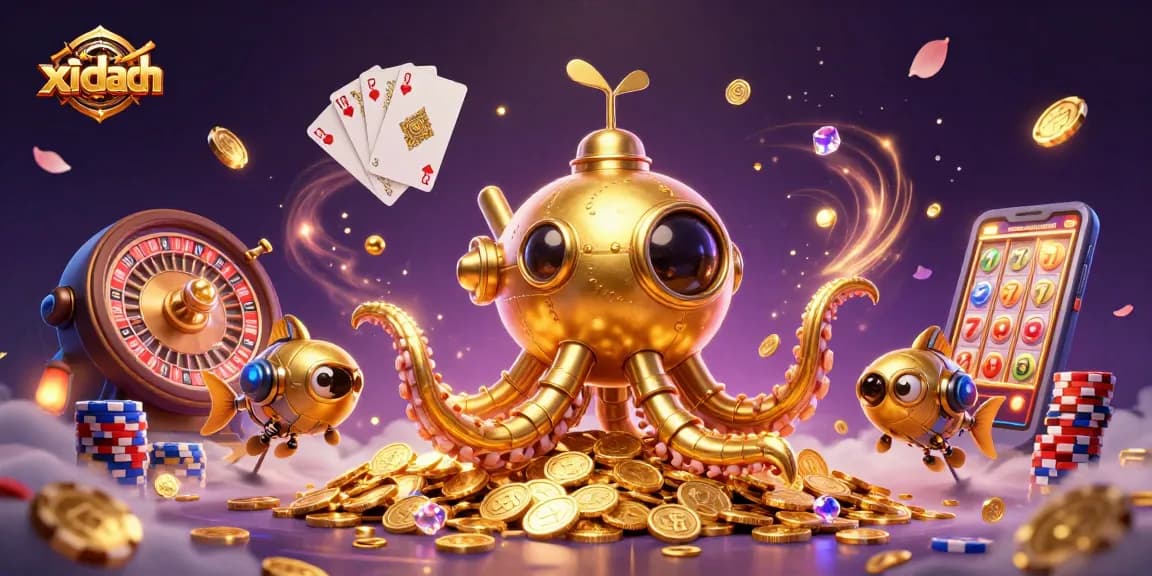 Experience exhilarating xì dách gameplay with dynamic symbols and vibrant 3D casino elements.