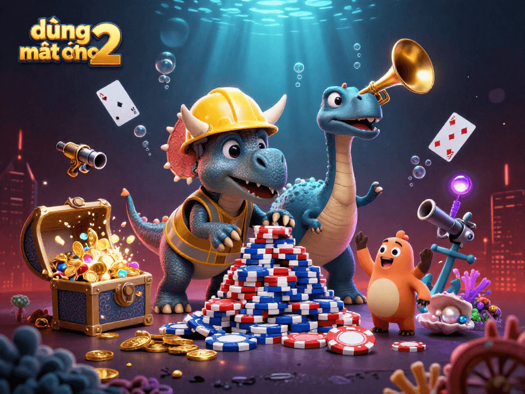 Experience the strategic excitement of đường mạt chược 2 with vibrant 3D characters and dynamic gaming elements.