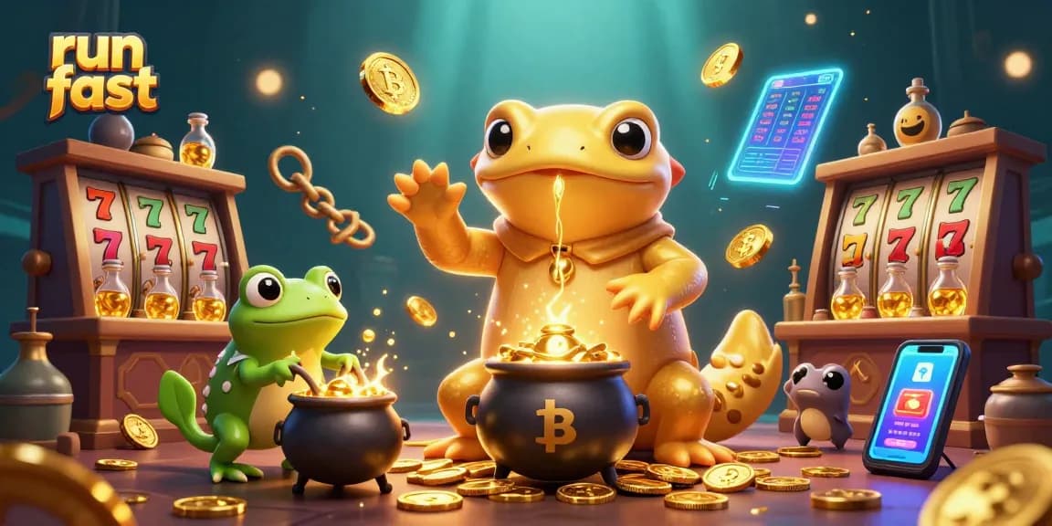 Join the action in run fast and win as you play strategic hands in this dynamic casino scene.