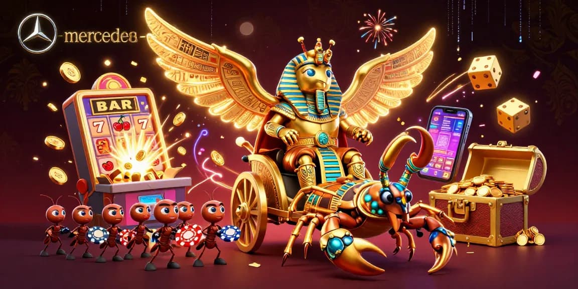 Experience thrilling casino fun with the mercedes-benz golden beetle and high-stakes gaming.