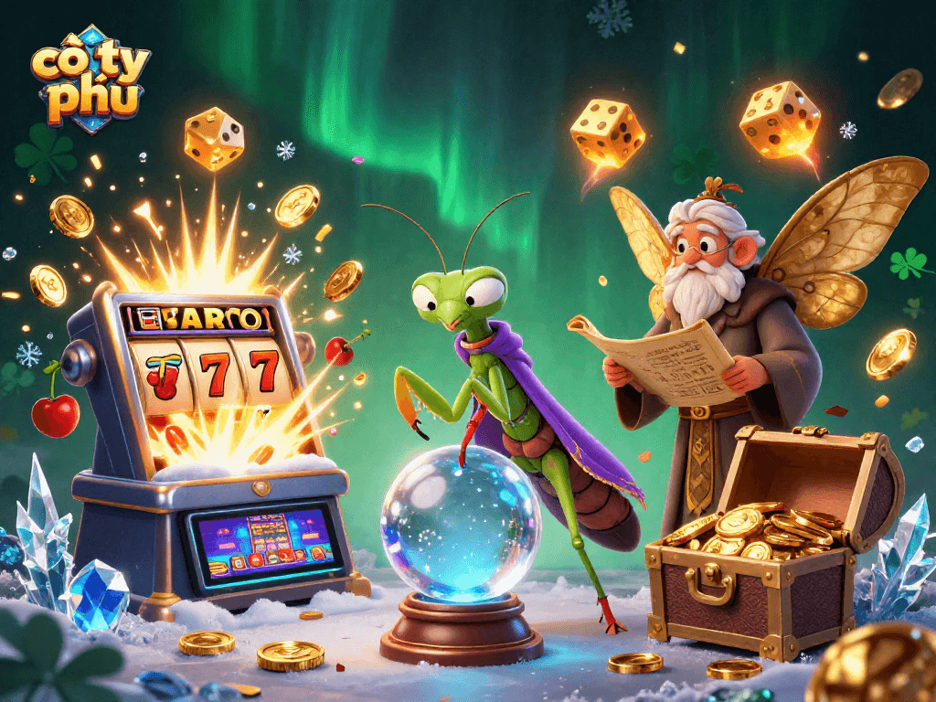 Play cờ tỷ phú with vibrant 3D characters and lively casino elements for an exciting online experience.