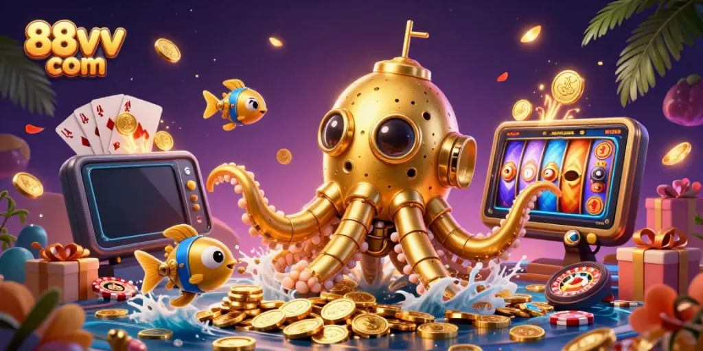 Engage with thrilling gameplay at 88vv com with vibrant colors and dynamic casino elements.