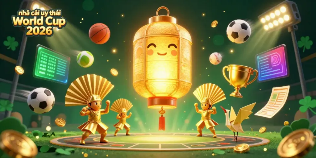 Experience excitement at nhà cái uy tín World Cup 2026 with festive spirits and dynamic sports betting elements.