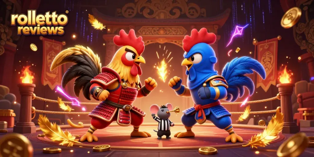Engage with rolletto reviews and discover the thrilling clash of samurai and ninja roosters in a vibrant casino arena.