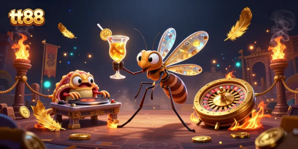 Engage with thrilling tt88 casino experiences featuring dynamic characters and vibrant gaming elements.
