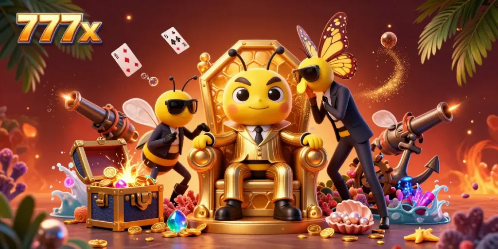 Experience thrilling gameplay at 777x, where vibrant casino excitement meets immersive 3D worlds.