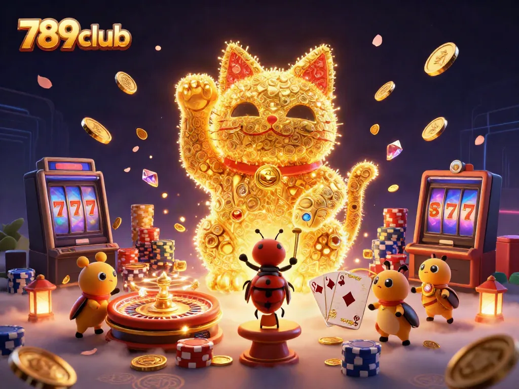 Experience excitement at 789club with dynamic visuals showcasing casino fun and winning symbols.