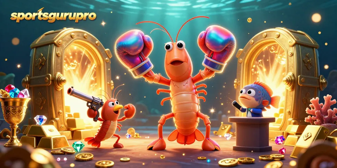 Join sportsgurupro to unlock dazzling treasure in a vibrant gambling scene with colorful characters.