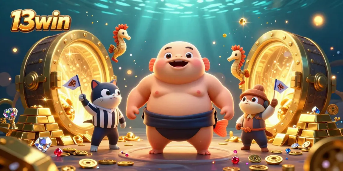 Play exciting games at 13win featuring colorful underwater scenes and vibrant characters.