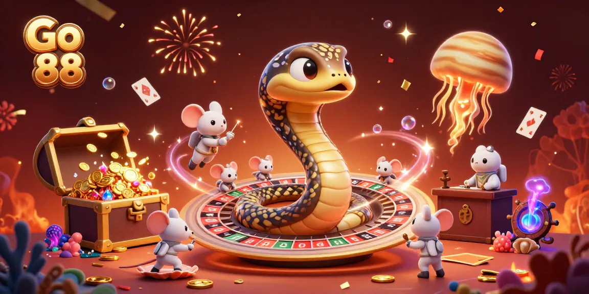Play exciting casino games at Go 88 with vibrant 3D characters and dynamic gambling elements.
