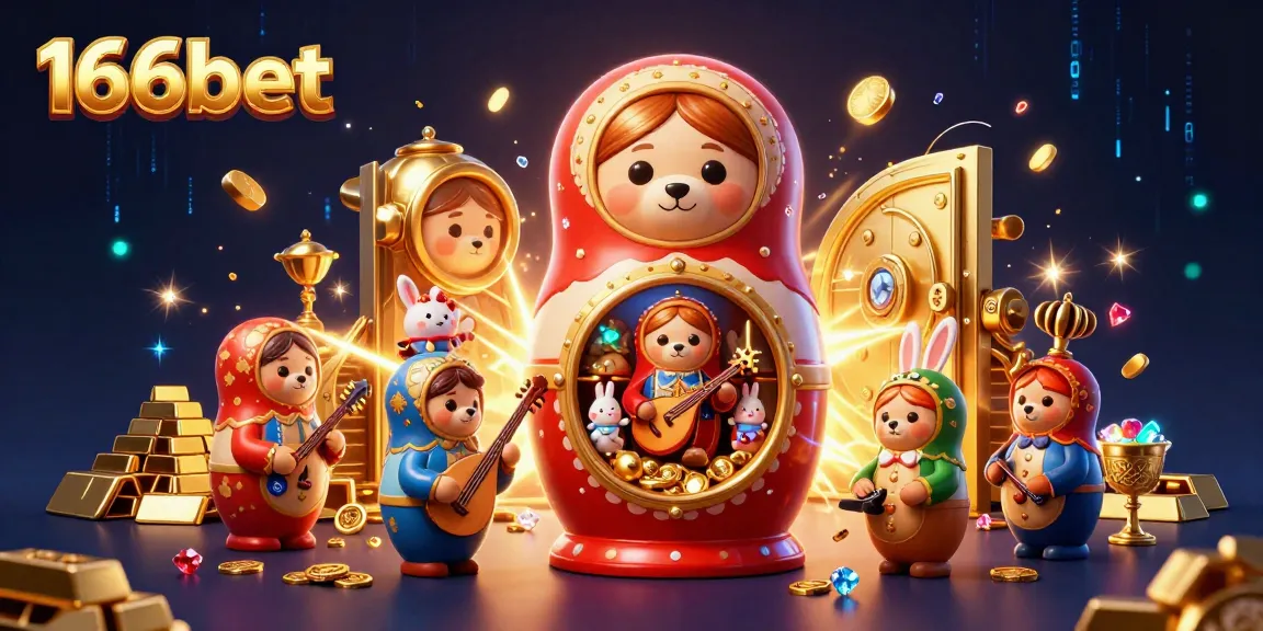 Play exciting games at 166bet with vibrant 3D casino elements and engaging characters.