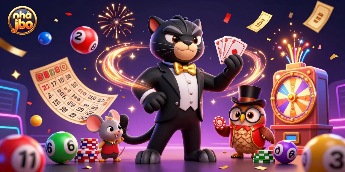 Experience exciting gameplay at nhà cái jbo with colorful casino elements and vibrant characters.