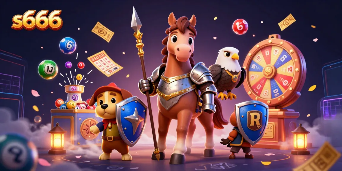 Experience thrilling gameplay at s666 with vibrant lottery elements and dynamic characters.
