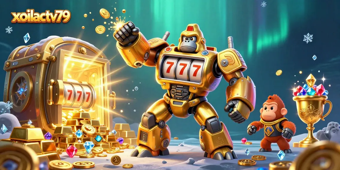 Experience thrilling gameplay with xoilactv79 in a colorful 3D gambling fantasy scene.