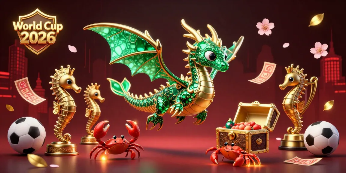 Engaging World Cup 2026 scene featuring vibrant sea dragon and engaging sports elements