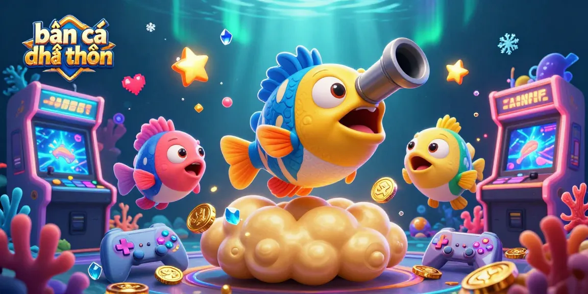 Experience thrilling bắn cá đổi thưởng gameplay with colorful sea creatures and engaging game elements.