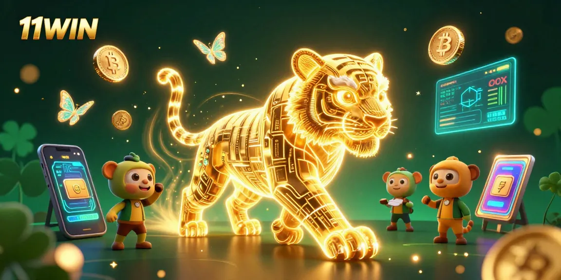 Experience thrilling gameplay with the vibrant 11WIN casino scene featuring crypto allure.