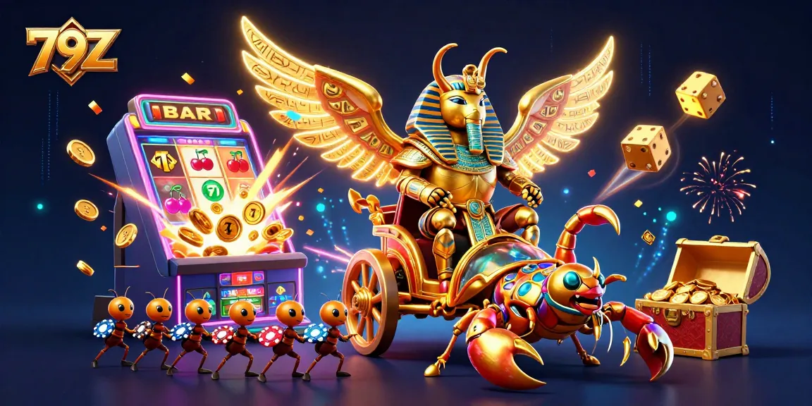 Experience winning thrills with 79Z's gaming adventures featuring alluring casino elements.