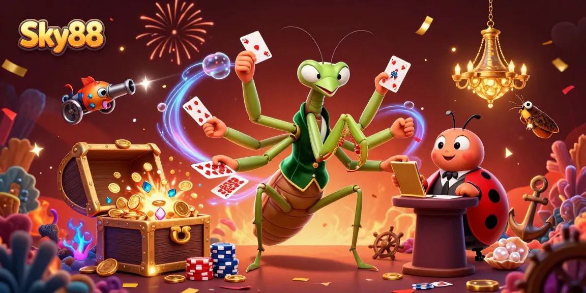Experience diverse gambling adventures at Sky88 with interactive casino games and vibrant atmosphere.