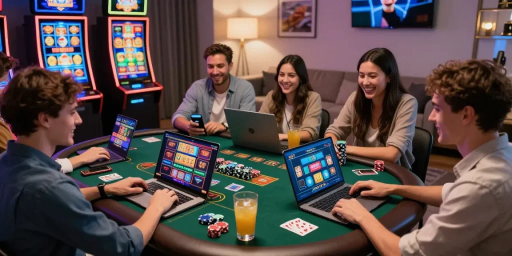 Experience online gaming at https://mhfe.org.uk with friends enjoying modern credit card casinos.