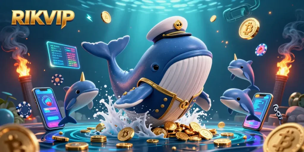 Engage with RIKVIP casino adventures while diving into a treasure of coins and crypto elements.