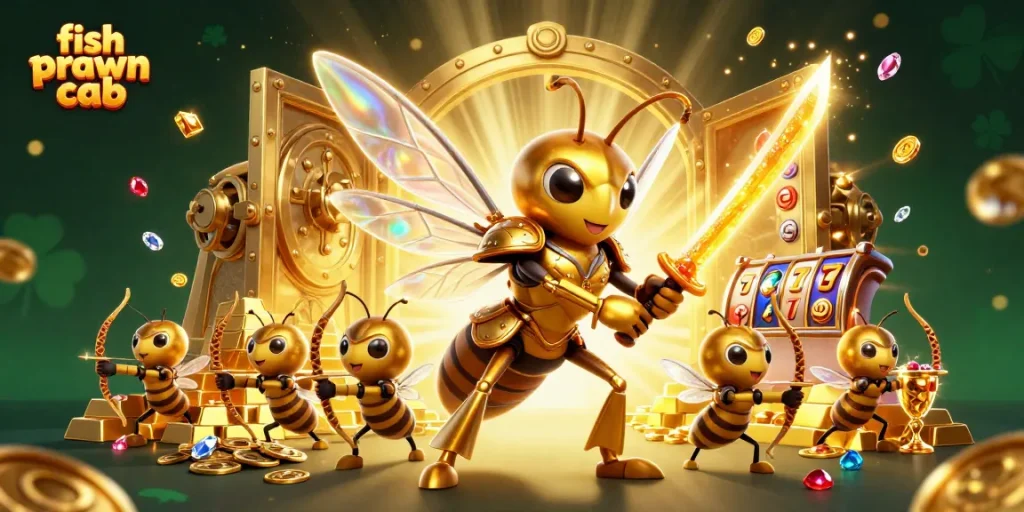 Experience winning fun with the fish prawn crab game, showcasing a vibrant, interactive casino scene.