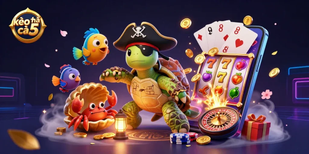 Experience excitement with kèo nhà cái 5 through vibrant slot games and treasures.